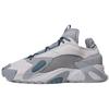 Originals Streetball Round Toe Lace-Up Synthetic Leather Mesh Non-Slip Low-Top Basketball Shoes Unisex Sneakers Gray FV4830