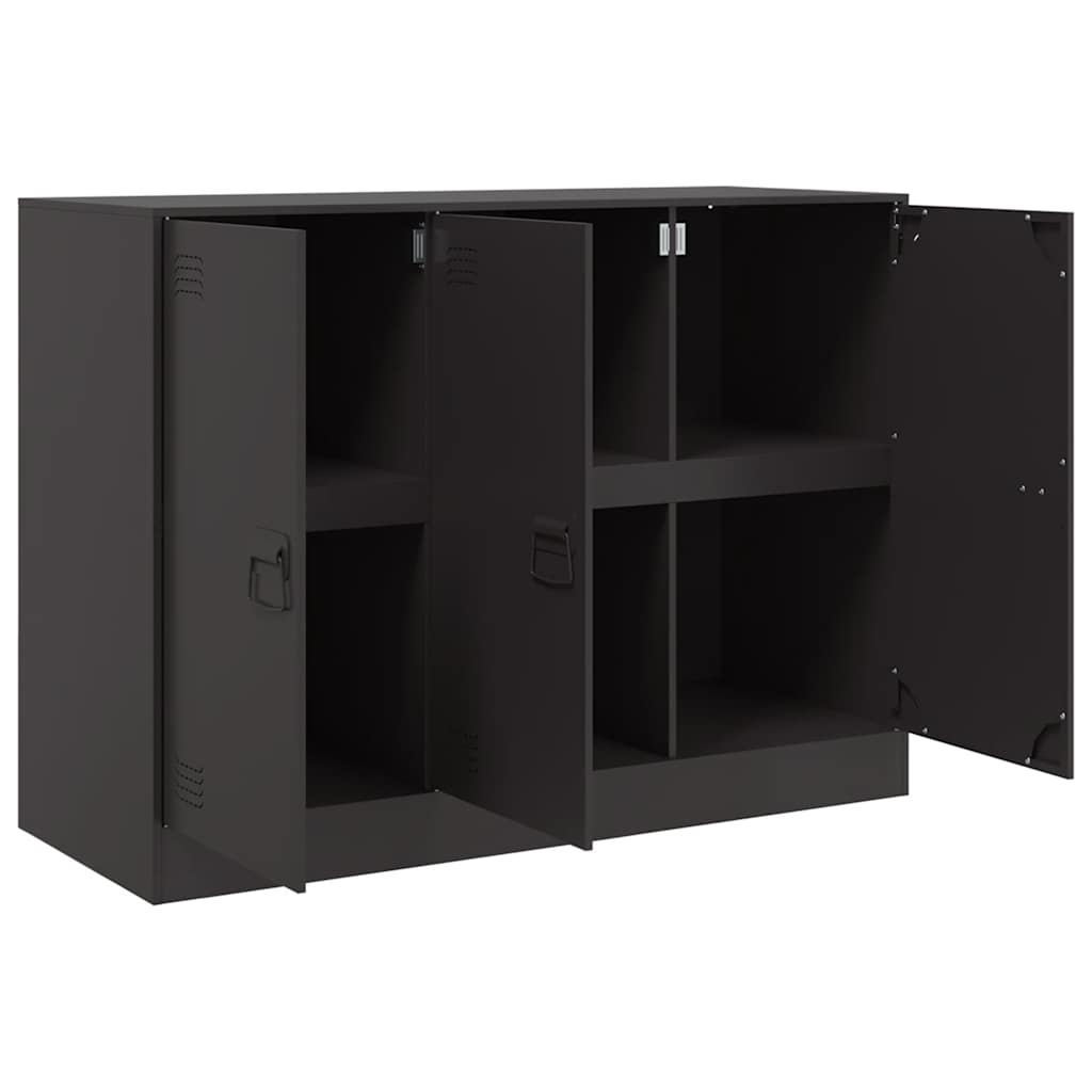Sideboard Black 99 x 39 x 73 cm Steel