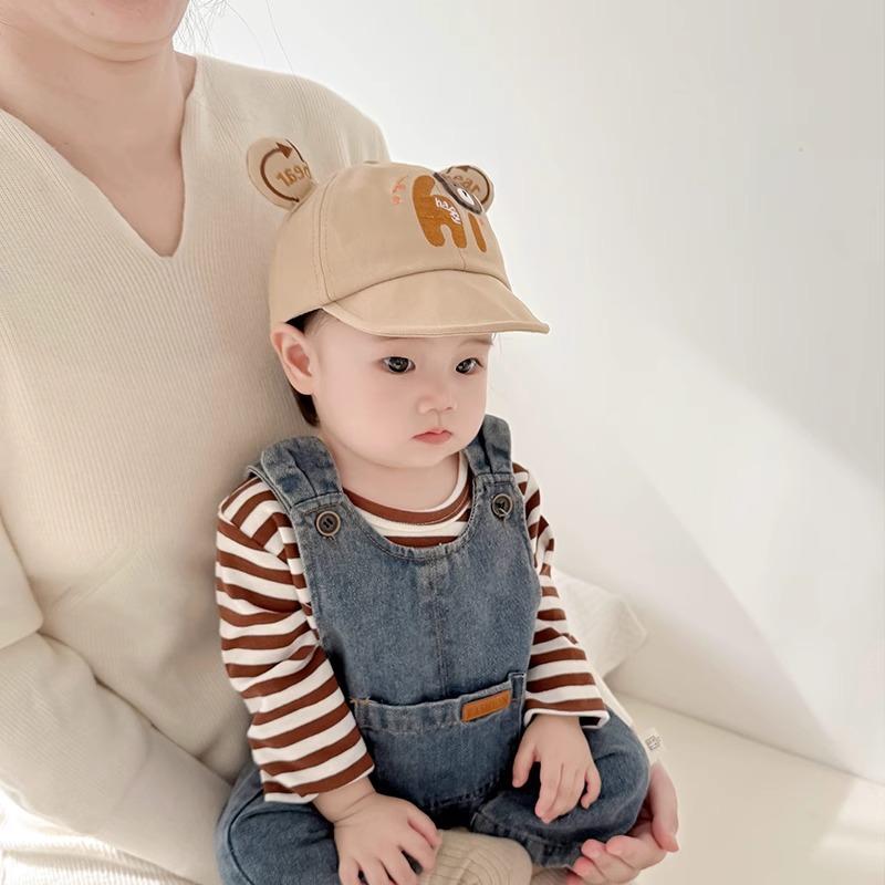 Baby and Toddler Baseball Cap Spring and Autumn New Casual Versatile Baby Hat Soft Brim Boy and Girl Sun Visor Baseball Cap
