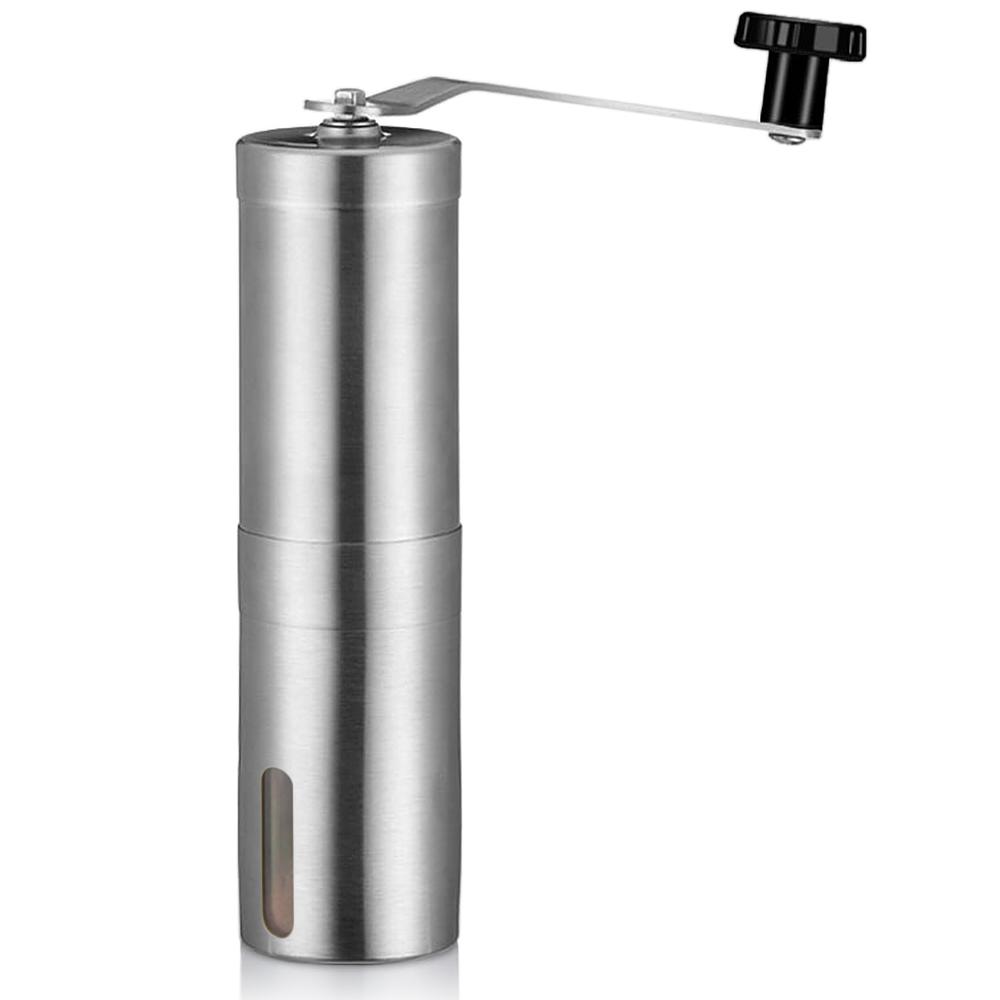 Manual Coffee Grinder Portable Hand Coffee Grinder with Adjustable Setting Conical Ceramic Burr Grinder Stainless