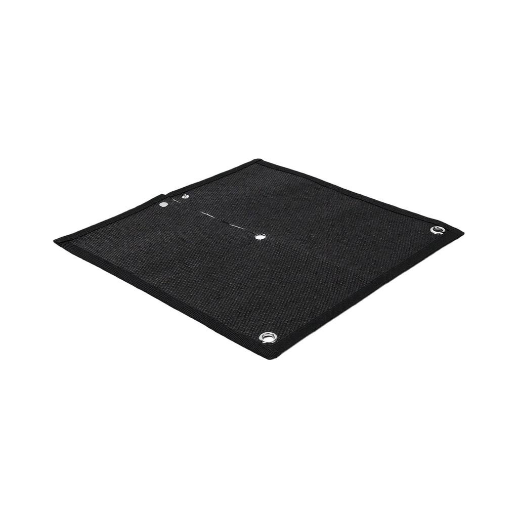 Fireproof Welding Blanket 31x31cm Fiberglass High Temp Resistance Welding Shield for AC Pipeline Maintenance Soldering