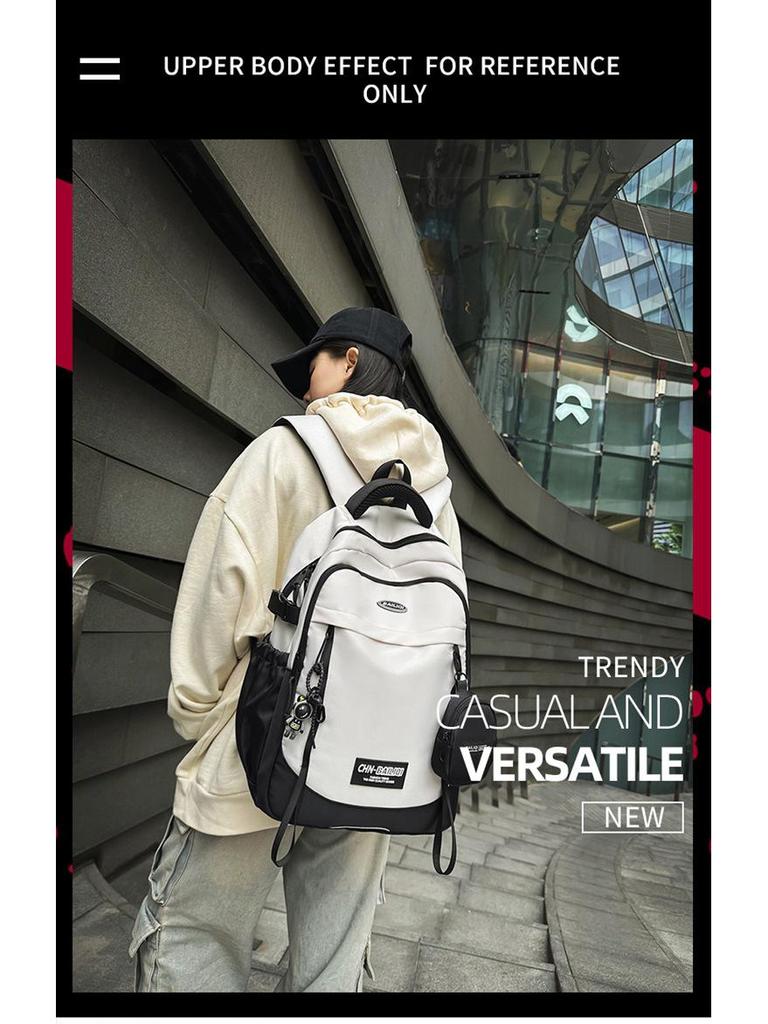 Japanese Style Large Capacity Men's Casual Sports Backpack - Suitable for College, Travel, or School Use