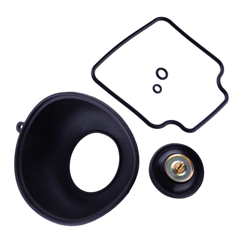 Motorcycle Carburetor Carb Repair Rebuild Float Air Cut-off Valve Diaphragm Kit Fit for Honda NX650 1988-1994 XR650L 1993-2018