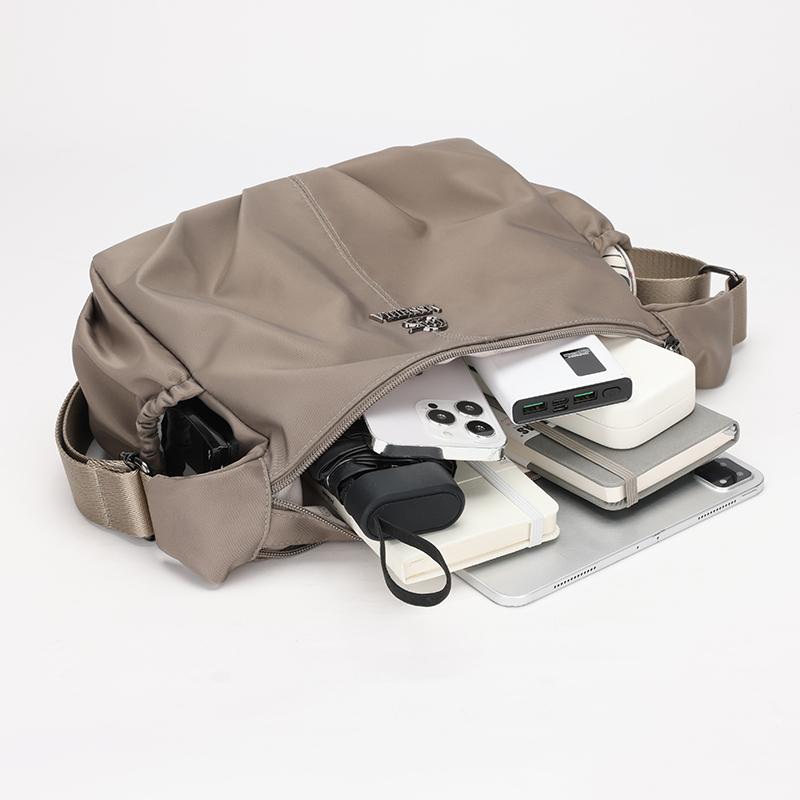 Nylon Crossbody Bag Women's Large Capacity Multi-compartment Shoulder Bag
