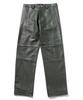 MASSNOUN Lambskin Curved Line Leather Pants Mftlp001-Ov