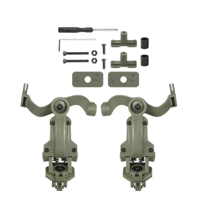 Horký prodej Střelecká náhlavní souprava Držák Sada Rotace Adaptér na lištu helmy Vhodný pro OPS Core ARC a Team Wendy M-LOK Lišta Montáž sluchátek