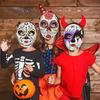 1/8pcs DIY White Masks Halloween Paper Mache Full Face Paintable Cosplay Craft Party Supplies Unisex Face Cover Costume Prop