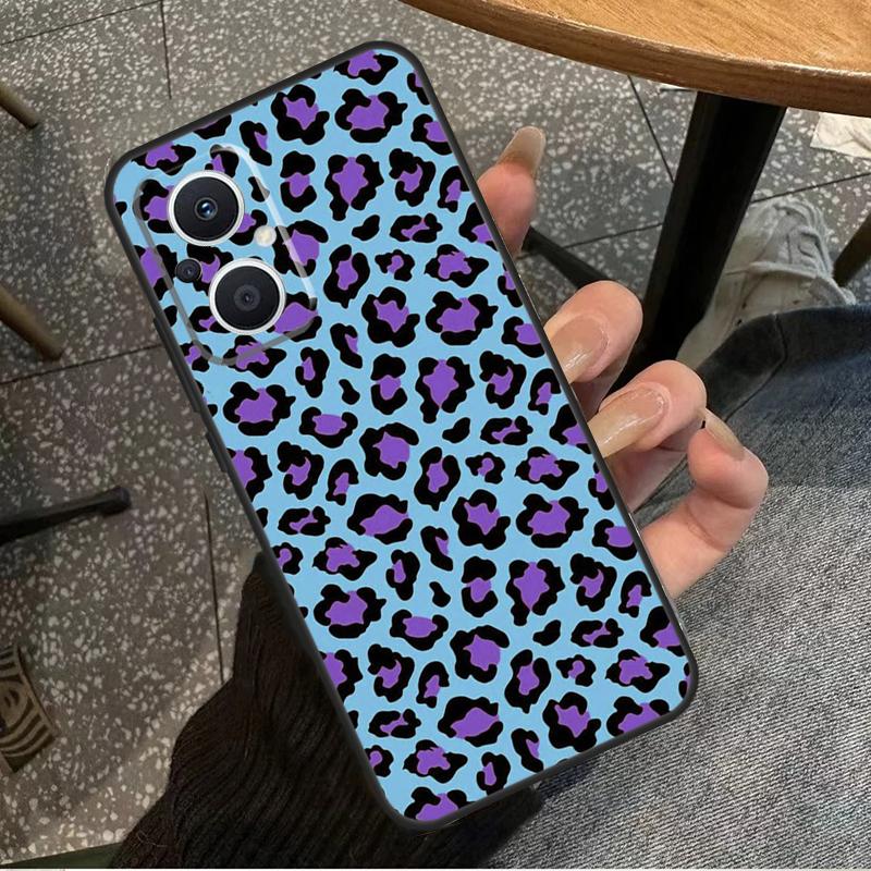 Leopard Skin For OPPO Reno 14 13 12 11 10 Pro 8T 11F 12F 13F 14F 7 8 Lite OPPO Find X8 X6 X5 X9 Pro Case