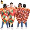 Children's Funny Food Pizza Costume Kids' Party Funny Pizza Onesie Cosplay Play As Daoist Clothing