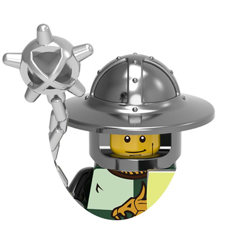 Medieval Military War Soldier Doll Building Block Spartan Soldier Crusader Roman Knight Weapon Sword Helmet Children's Toy Gifts