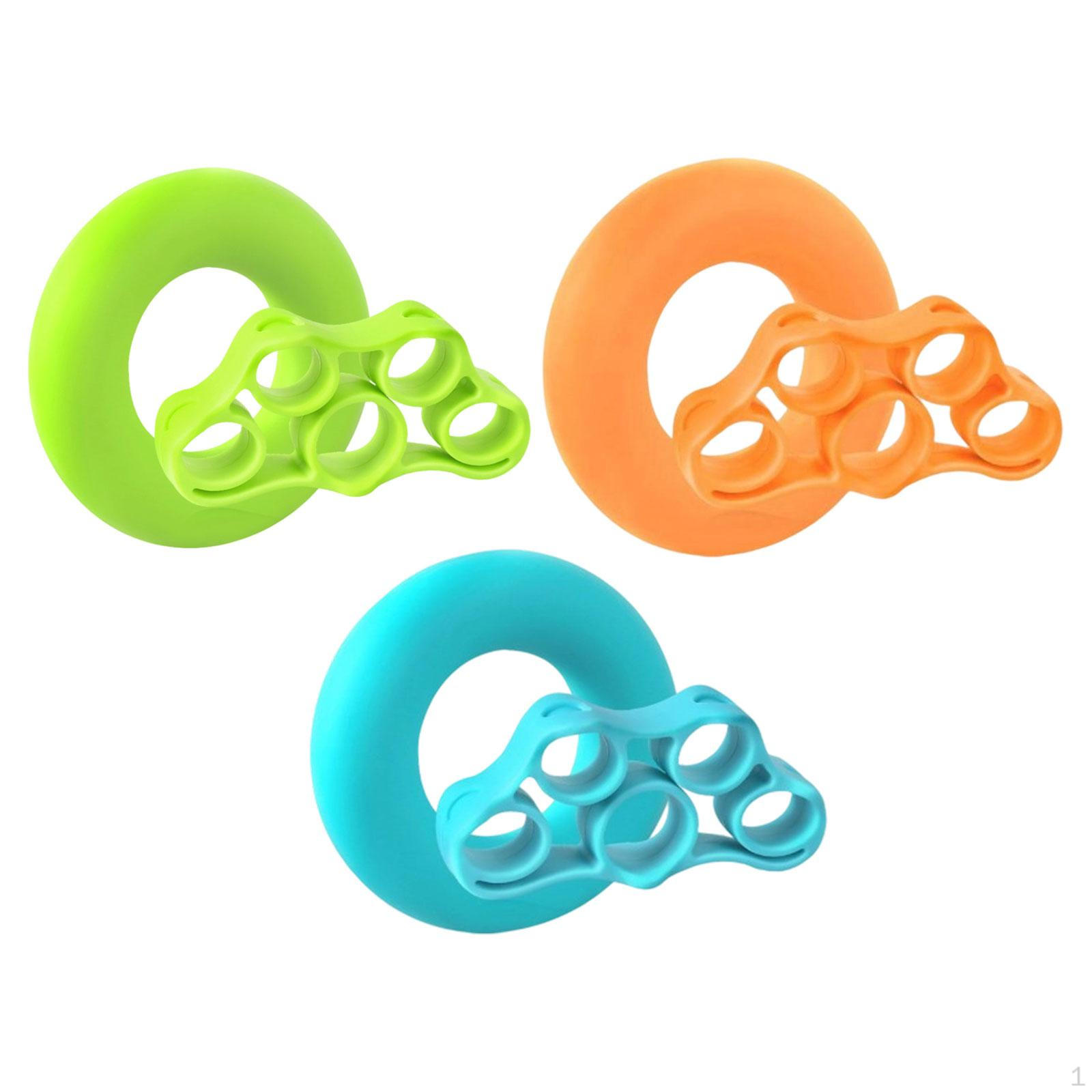 

6x Hand Grip Strengtheners with 6 Resistance Levels Finger Exercisers