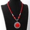 Classic Retro Turquoise Bohemian Ethnic Style Women's Beaded Necklace