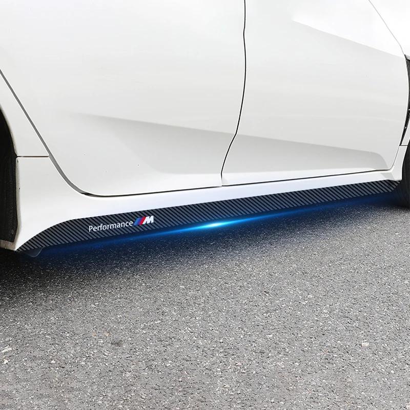 2 buc Prag lateral auto Fibră de carbon Autocolant de protecție caroserie Pentru BMW M F10 F07 E90 E60 F30 E89 E85 E92 X2 X3 X4 X5
