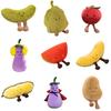Adorable Soft Plush Tomato Doll Decorative Vegetable Toy With Comfortable Filling For Gifts