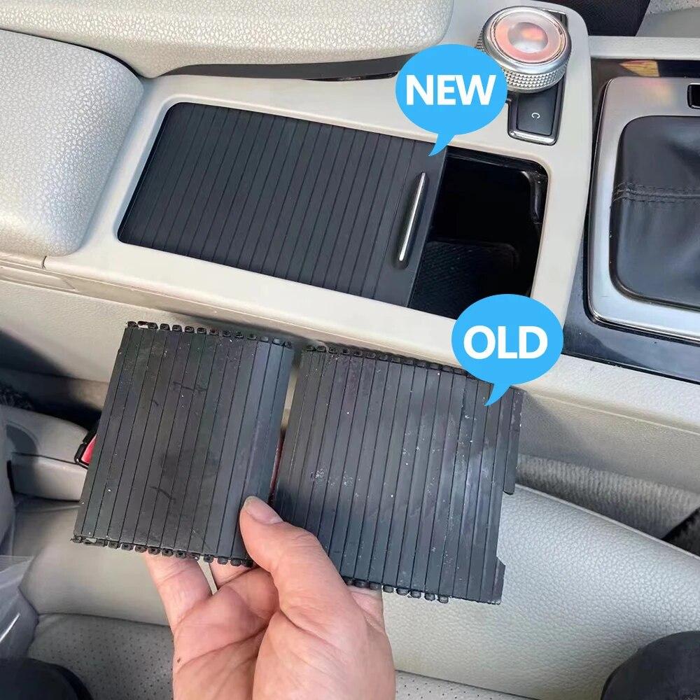 Interior Car Water Cup Holder Cover Tray Blind Shutter Trim For Mercedes Benz C E Class W207 W212 W204 C180 C200 C220 C300 E260