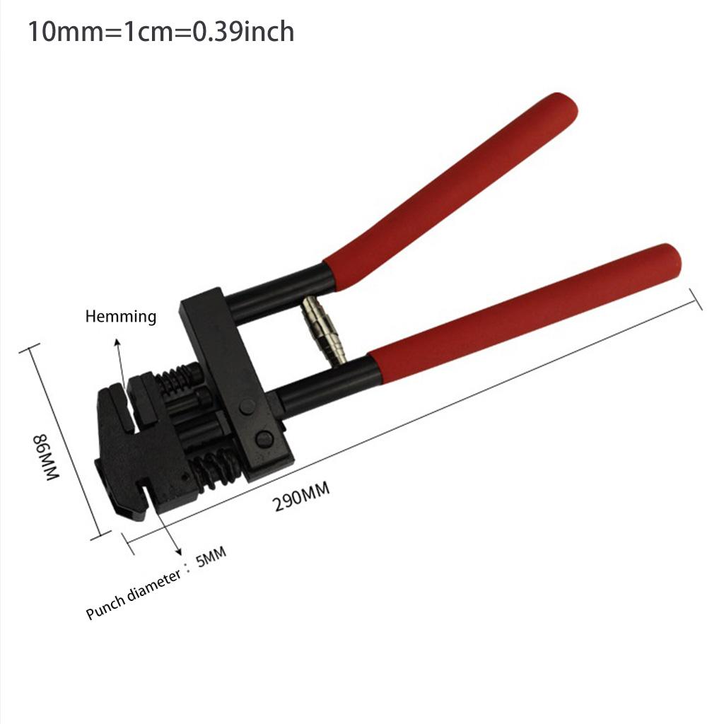 5mm Kantenformer Hand-Joggler Blechabkantzange Lochstanzer Blech Reparatur
