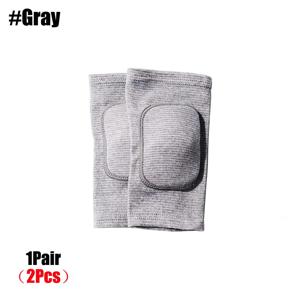 1Pair Sports Compression Knee Pads Elastic Knee Protector Thickened Sponge Knees Brace Support for Dancing Workout Training