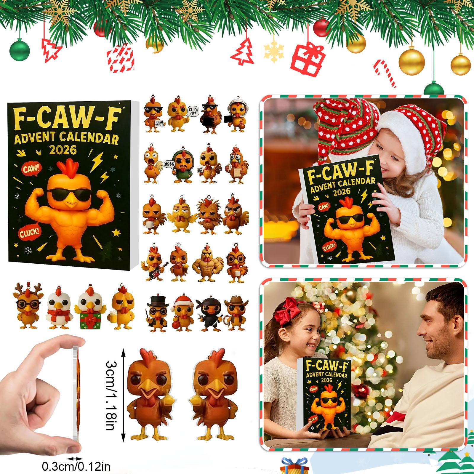 

Advent Calendar Contains 24 Gifts, Cute Figures Doll Advent Calendar, Countdown Calendar With Surprise Toys, Collectible Figures Gift For Kids One Size