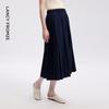 Langzi Pleated A-Line Maxi Skirt