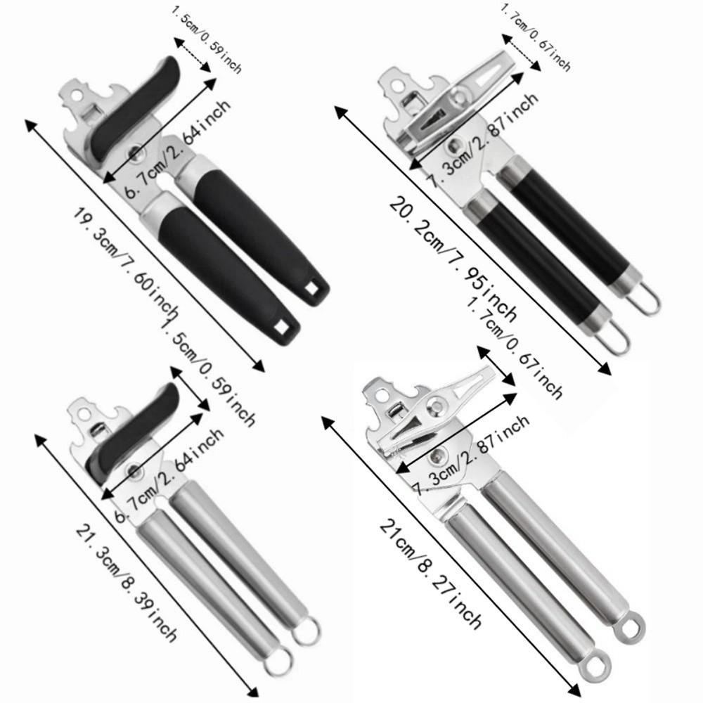 Ergonomic Handle Bottle Opener Compact Tin Can Opener Powerful Can Opener Wine Accessories
