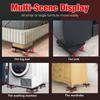 330 Lbs Furniture Moving Truck Set 360 Degree Rotating Heavy Duty Furniture Lift Roller Set with Wheel Rod Removal Lift