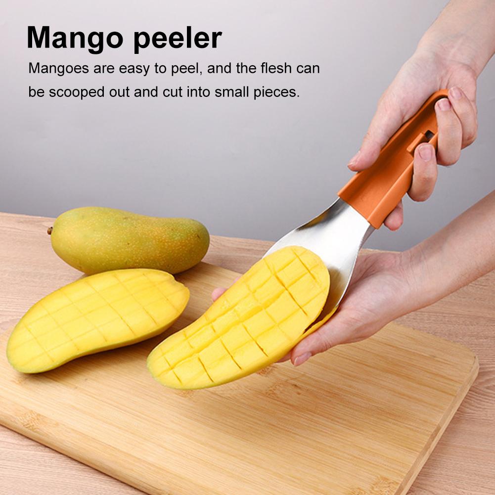Krajalnica do mango 3 w 1, obieraczka, krajalnica do owoców z ostrzem ze stali nierdzewnej, narzędzie do usuwania pestek, do krojenia arbuza, krajalnice do brzoskwiń i inne