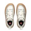 New LiNing Puff Platform Abrasion Resistant Slip Resistant Low Top Skateboard Shoes Women's Gray Beige AZGU068-1