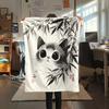 Ink Wash Cats  Print Flannel Blanket, High quality Comfortable for All Seasons, Home Decor, Warmth and Comfort