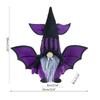 Halloween Gnome with Bat Wing Spiders Hat Plush Ornaments Halloween Table