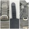 PRADA Tessuto Nylon Backpack Rucksuck Daypack Drawstring Leather B4650F Black Triangle Logo Plate