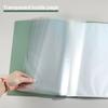 KOBEST 20/30/40/60 Pages A4 Side Transparent Thickening Folder High Quality Multi-layer File Cover Office School Supplies