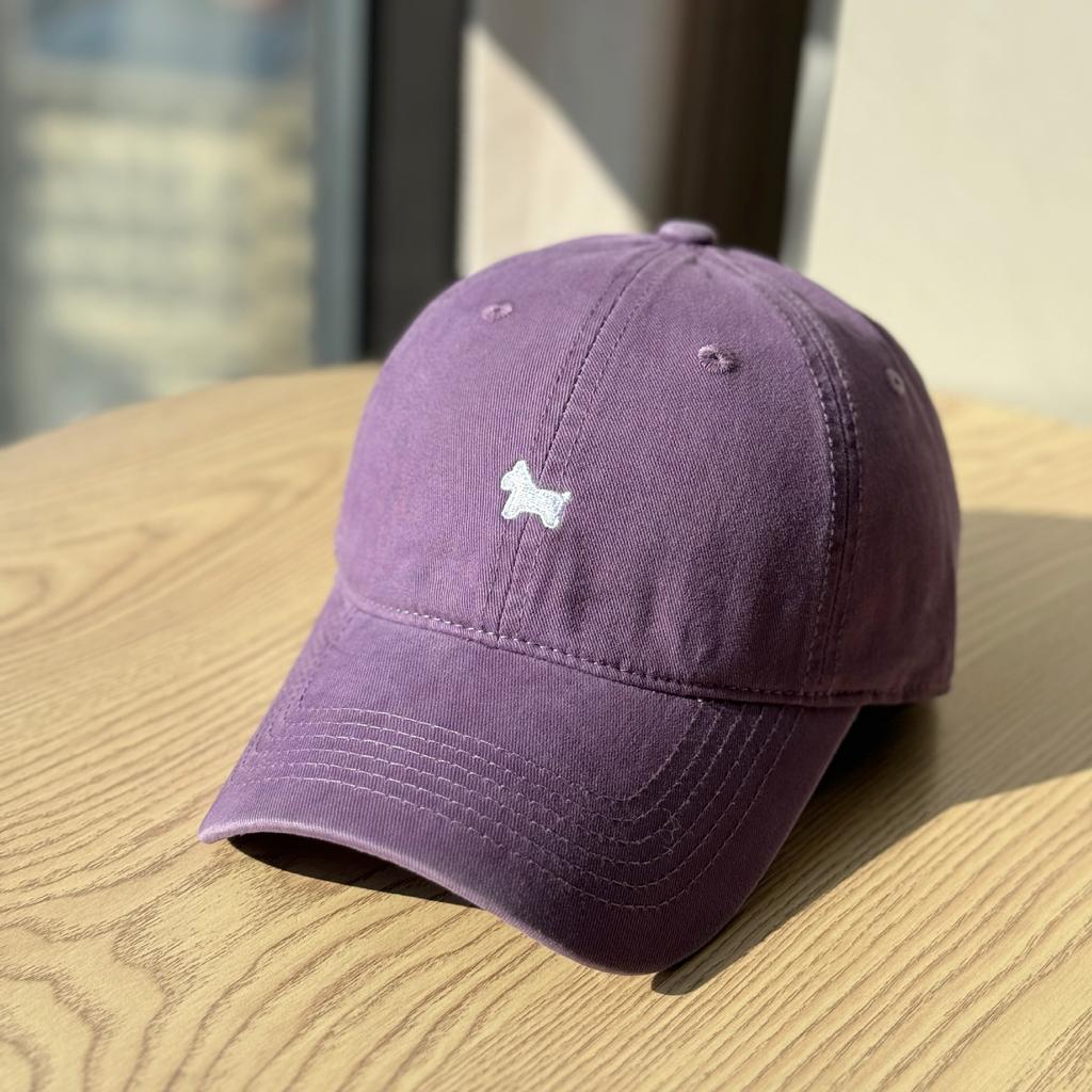 New cute cartoon pony embroidered baseball cap for women, soft top sunshade, versatile couple's cap, makes the face look smaller and trendy