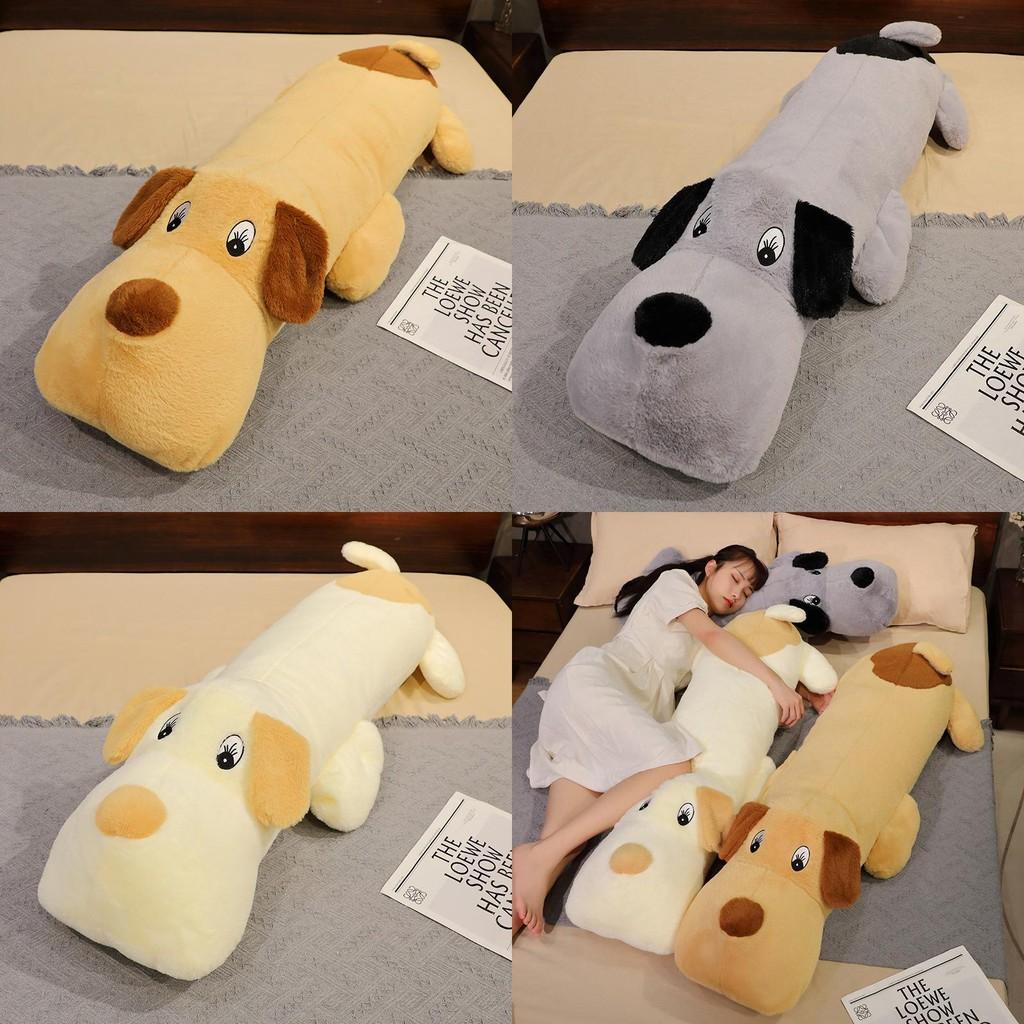 Dog Throw Long Pillow Stuffed Toy Bed Doll With Bedcloth Children Gift Birthday