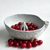 Self Spinning Ceramic Fruit Washer Raised Drainage Hole Self-Rotating Fruit Cleaner  Kitchen