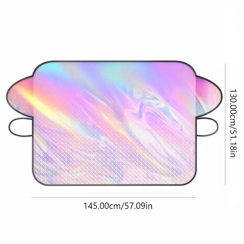 SEAMETAL Car Windshield Sunshade with Strong Magnets for Heat Insulation Uv Auto Window for Sun