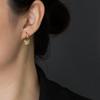 925 Silver Fashion Butterfly Shape Earrings for Women Gold/Silver Earring Wedding Jewelry