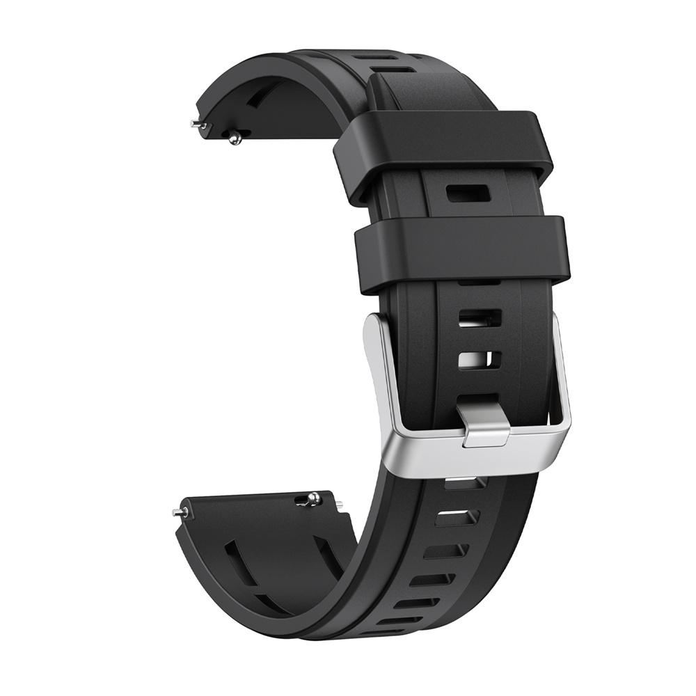 

Силиконовый ремешок для часов Huawei Watch Ultimate 2 Дышащий Мягкий 22 мм Двухцветный Официальный ремешок Подходит для Huawei Watch6 5 46 мм 22mm чёрный