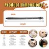 Soft PU Leather Dog Collar  Comfortable Adjustable Pet Neck Collar For Small and Medium Dogs Multi Colors LIU