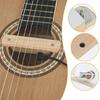 Guitar Bass Pickup Amplifier, Guitar Soundhole Wood Pickups with 6.35mm Jacks