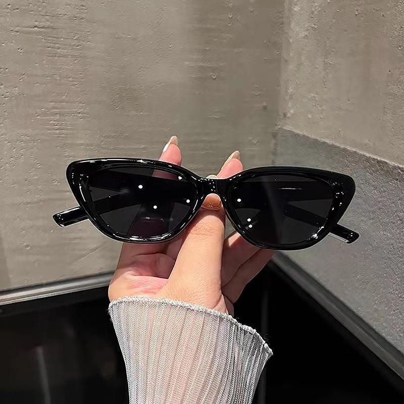 Retro Small Oval Frame Macaron Pattern Tendy Sunglasses Women Men Vintage