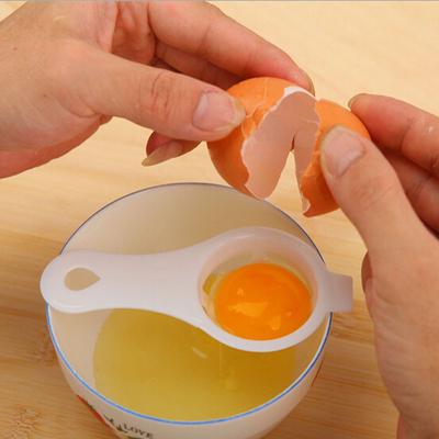 2PCS Eco Friendly Transparent Egg Yolk Separator Egg Divider Hand Egg Tools Pp Food Grade Material