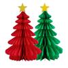 3D Design Honeycomb Hanging Decorations Paper Material Hanging Style Honeycomb Tree Ornaments Bell Shape