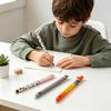 Radierbare Gelstifte mit Bauernhoftiermotiven für Kinder – Niedliche Cartoon-Designs: Kuh, Truthahn, Esel, Schwein – Schreibt sanft und ist leicht zu radieren – Spaß an der Schule