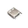 Vertical USB 2.0 Type A Female Port, 13.7mm Connector, 180° Straight Pins, Flat Mouth Socket