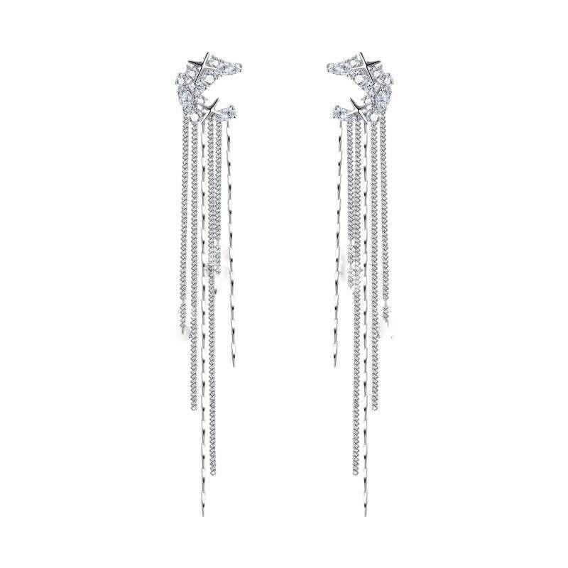 Elegant Tassel Ear Cuff: No-Pierce, Painless Earrings for Women