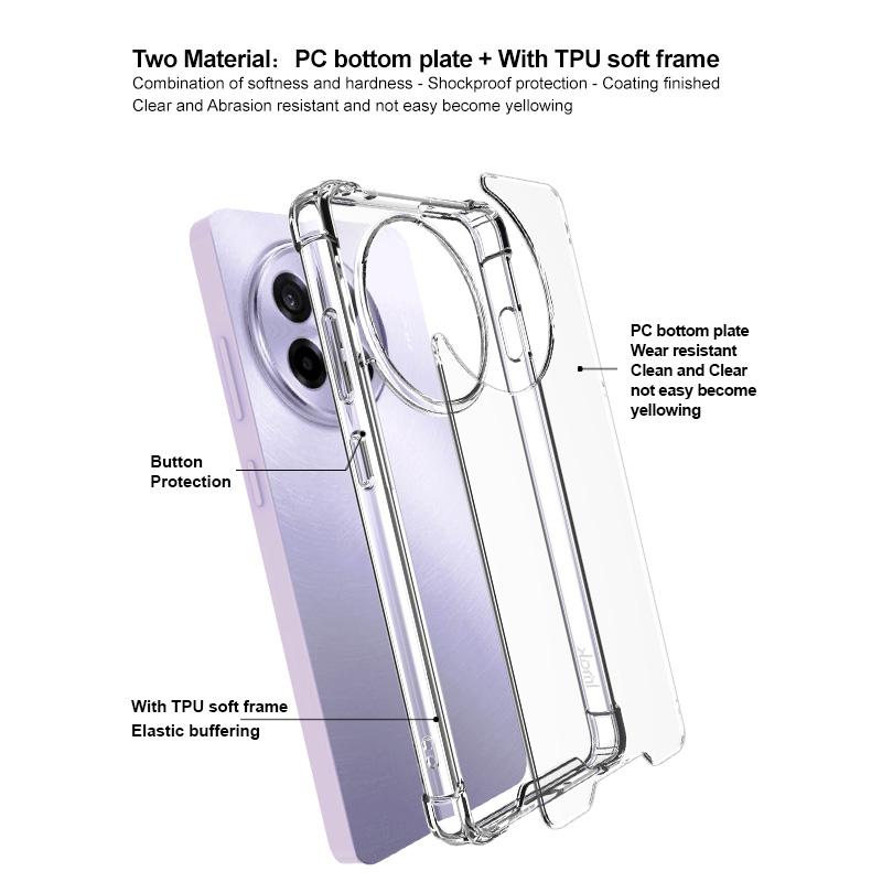 For OnePlus 13R 5G Phone Case IMAK Shock-resistant Soft Space Case