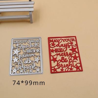 Fustelle in metallo Fustelle per scrapbooking, creazione di biglietti in rilievo, stencil per album artigianali in carta