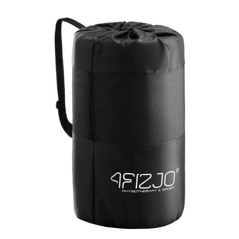 4FIZJO Acupressure Mat 68x42 with Pillow Black and Orange