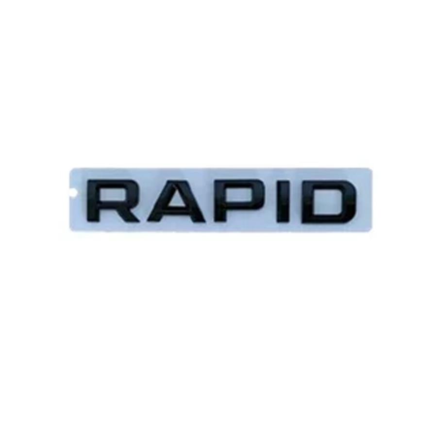 1PC ABS Car Rear Emblem Trunk Badge Sticker for Octavia Kodiaq Karoq Superb Rapid Fabia Kamiq Yeti 4x4 Letter Logo Accessories