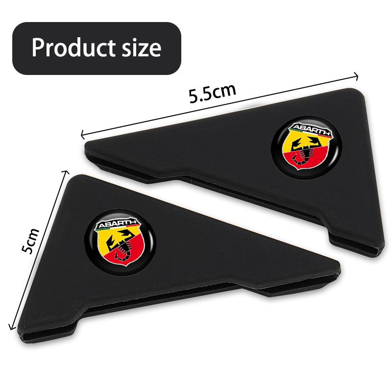 Car Door Corner Protective Anti-Collision Strip Silicon For Abarth Fiat Grande Punto Tipo Stilo Ducato Palio 500x
